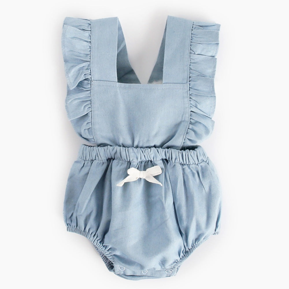 Denim Style Baby Bodysuit