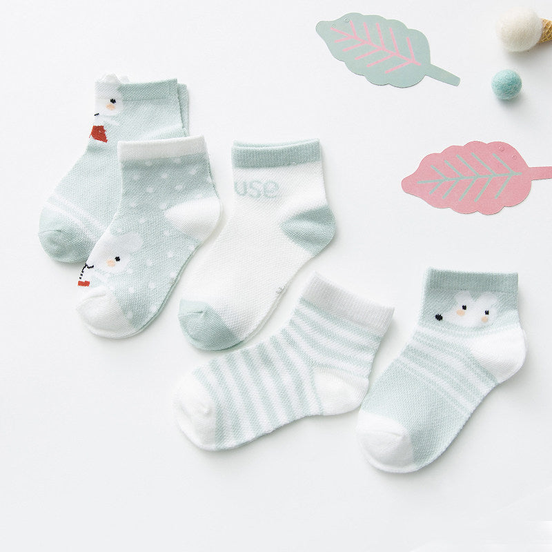 5 Pack Baby Socks