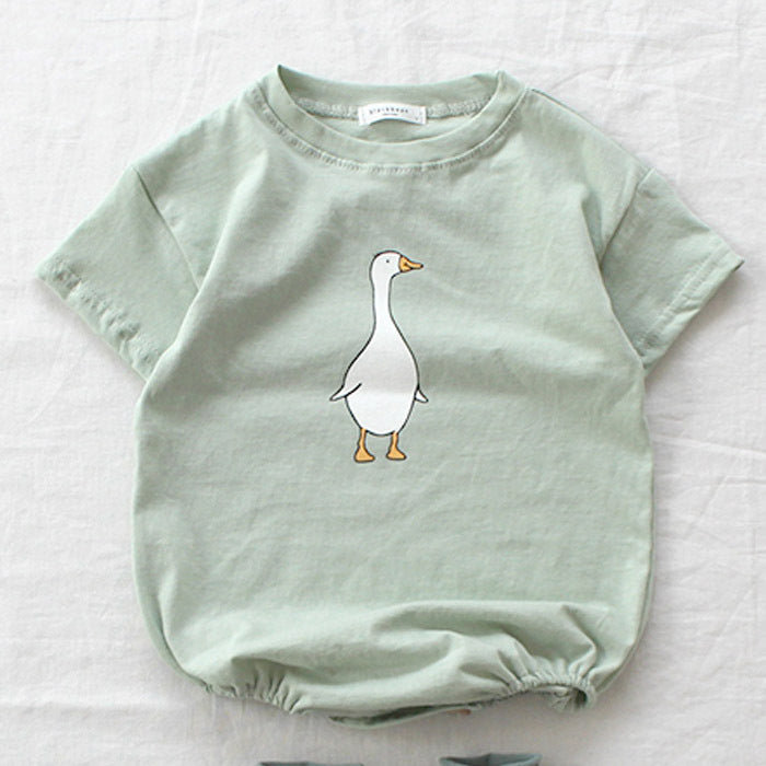 Cotton Goose Romper